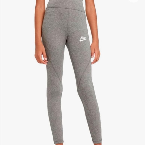 COPY - Nike Girls Leggings Gray Size M Little kids/Big kids - Picture 1 of 9